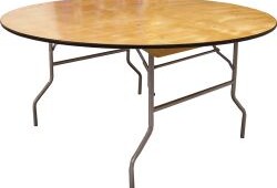 Circular Brown Tables